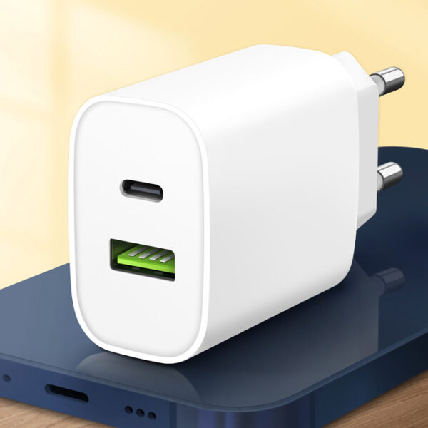 20W 2-Port PD Fast Charger (Compatible with Apple iPhone)